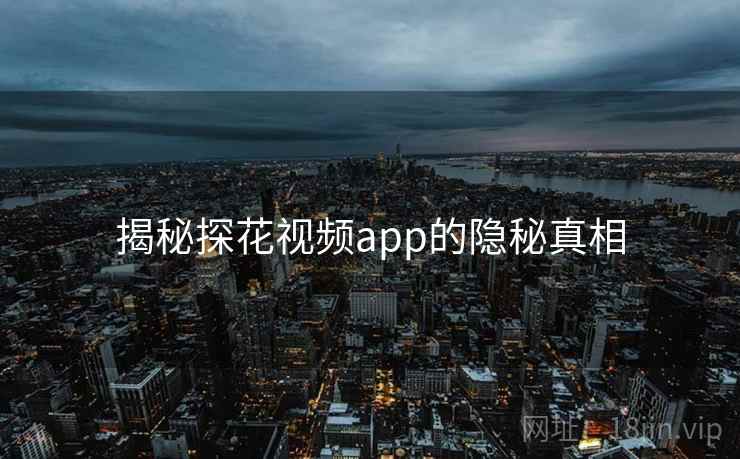 揭秘探花视频app的隐秘真相