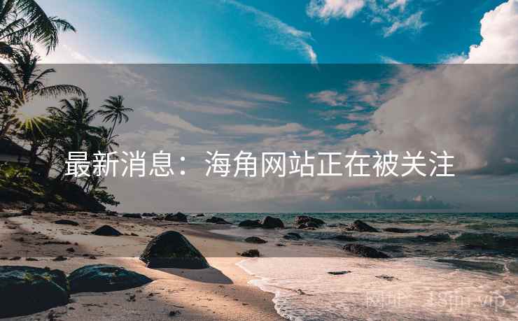 最新消息：海角网站正在被关注