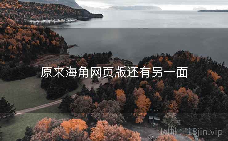 原来海角网页版还有另一面