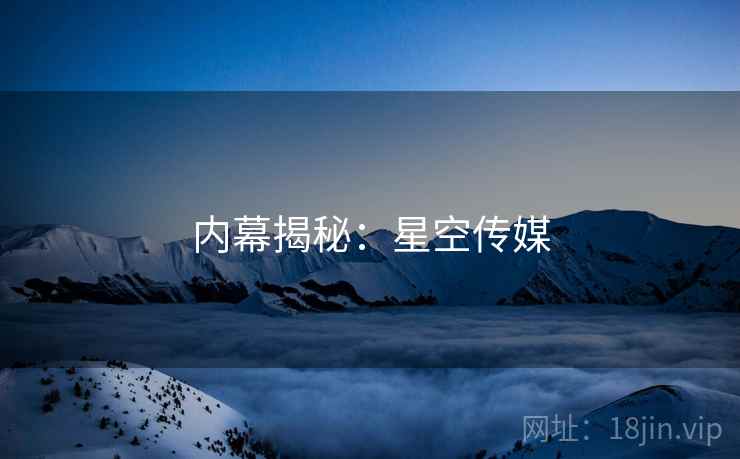 内幕揭秘：星空传媒