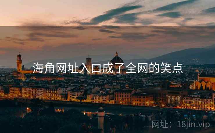 海角网址入口成了全网的笑点
