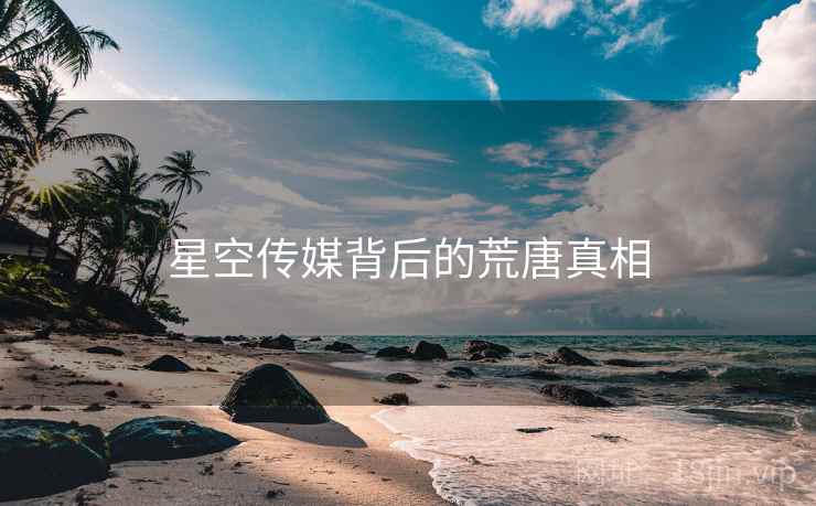 星空传媒背后的荒唐真相